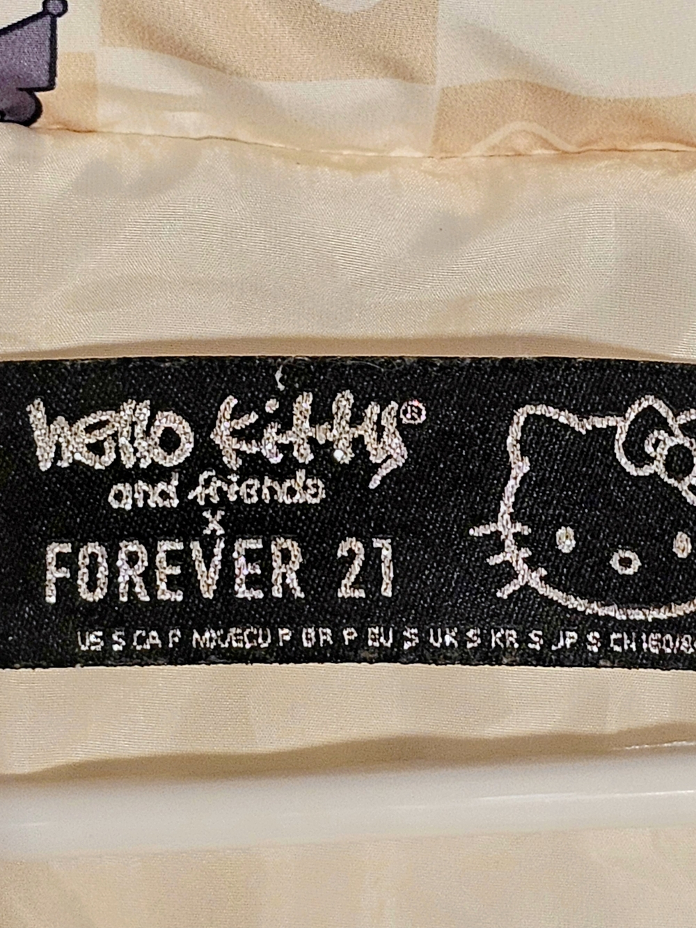 FOREVER 21 X HELLO KITTY Puffer Jacket with Allover Character Print - Picture 8 of 8